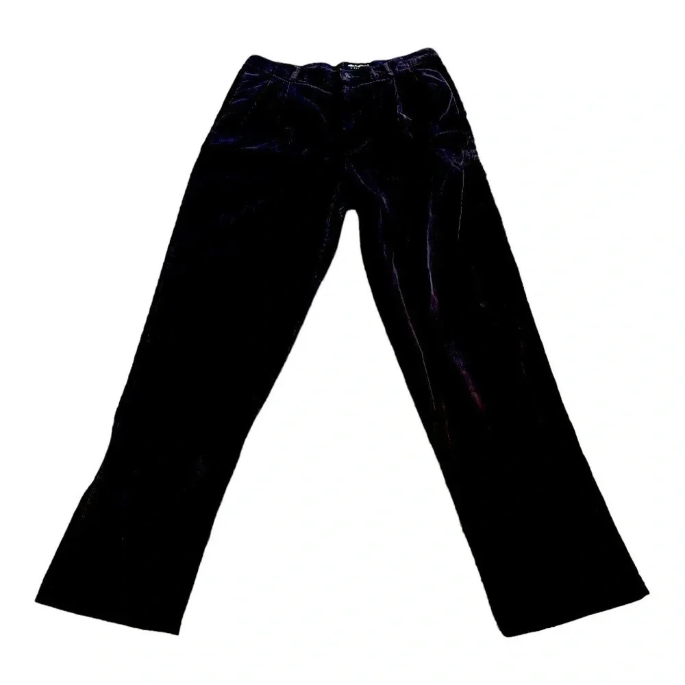 Eddie Bauer Men’s Dark Brown Pleated Corduroy Slacks Size 36x36 NWOT Perfect - Picture 3 of 7